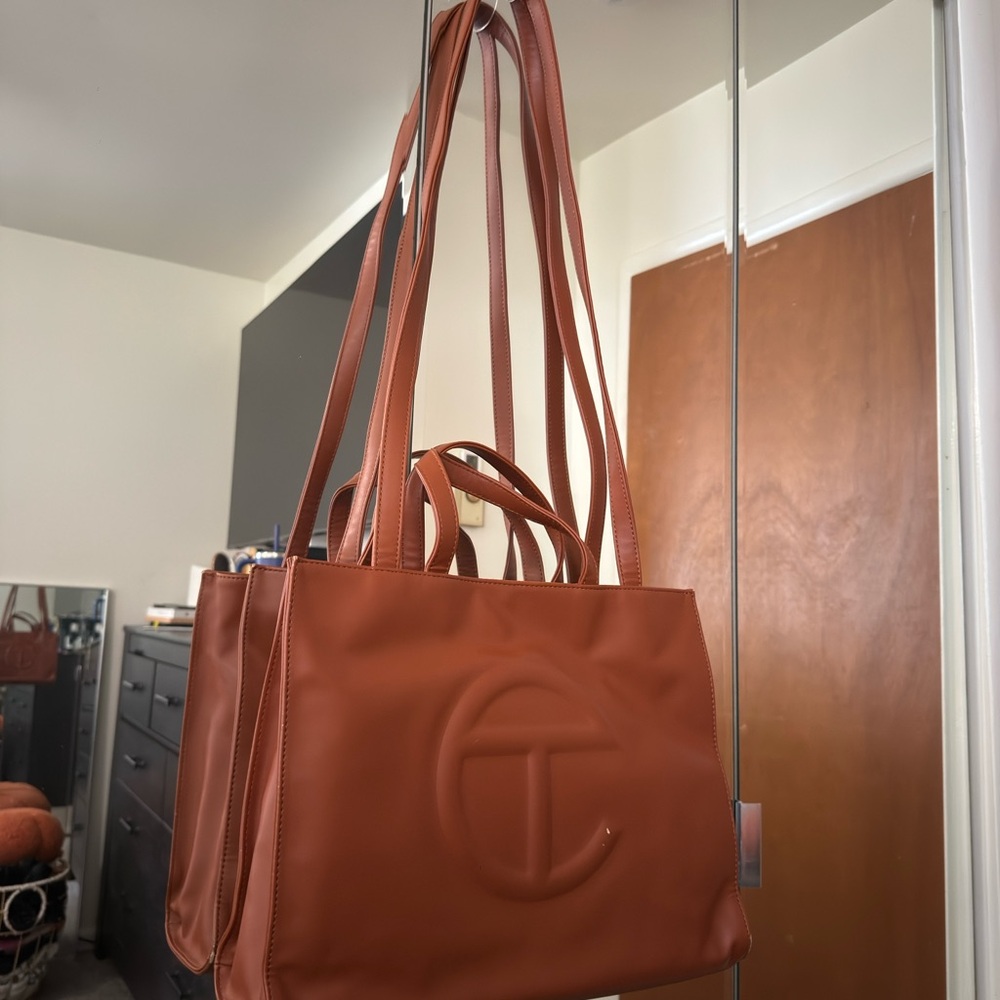 Telfar Medium Tan Shopping Bag